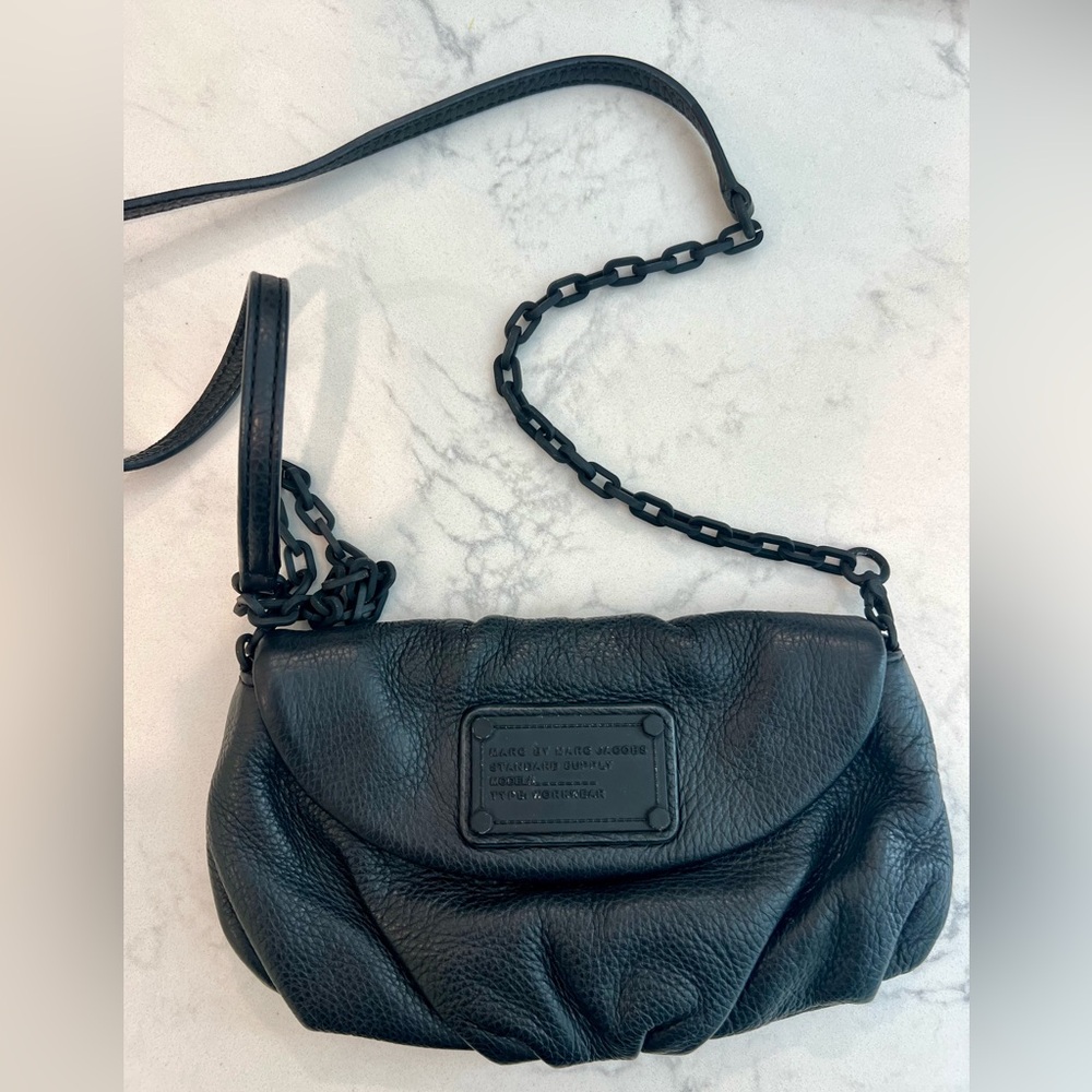 Marc by Marc Jacobs Black Leather Crossbody